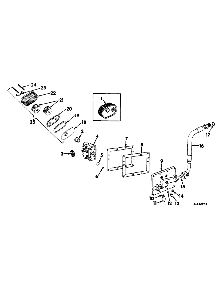 Схема запчастей Case IH 460 - (161) - HYDRAULIC SYSTEM, HYDRA-TOUCH POWER SUPPLY, FARMALL 460 SERIES (07) - HYDRAULIC SYSTEM