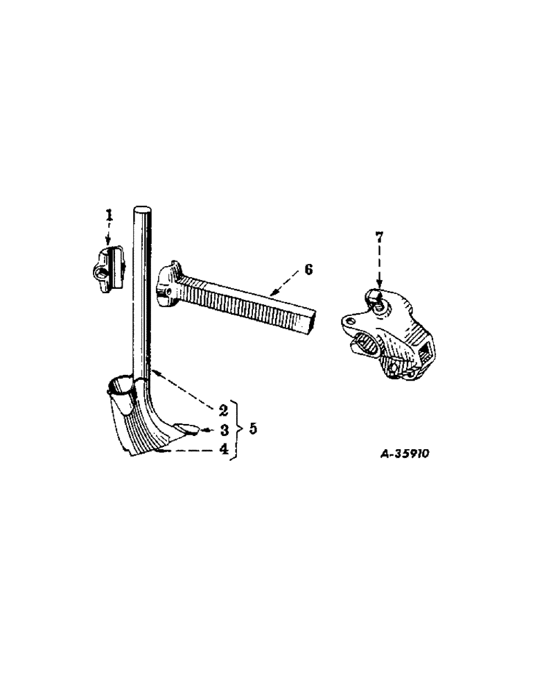 Схема запчастей Case IH 214 - (T-16[B]) - DEEP APPLICATOR FOR 1.660 IN. OD PIPE BEAMS 