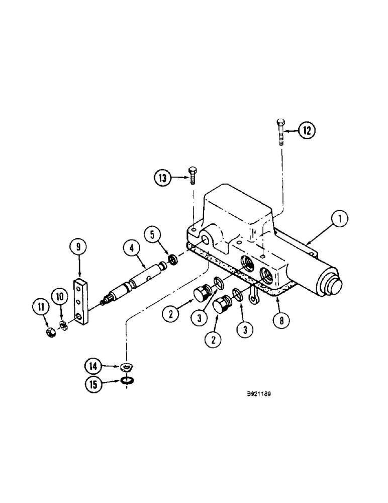 Схема запчастей Case IH 1800 - (6-22) - HYDROSTATIC PUMP, CONTROL VALVE (03) - POWER TRAIN