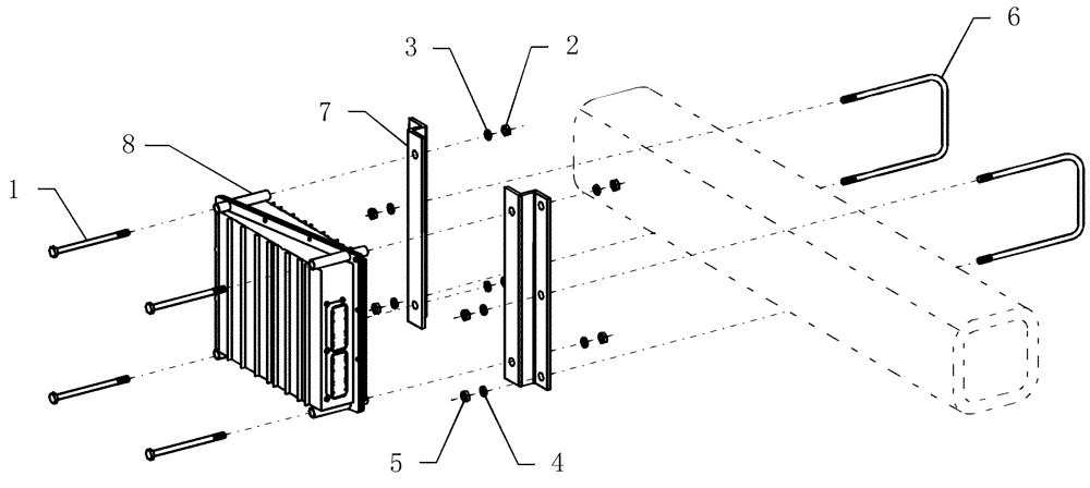 Схема запчастей Case IH 600 - (55.640.01) - NH3 CONTROLLER MOUNTING (55) - ELECTRICAL SYSTEMS