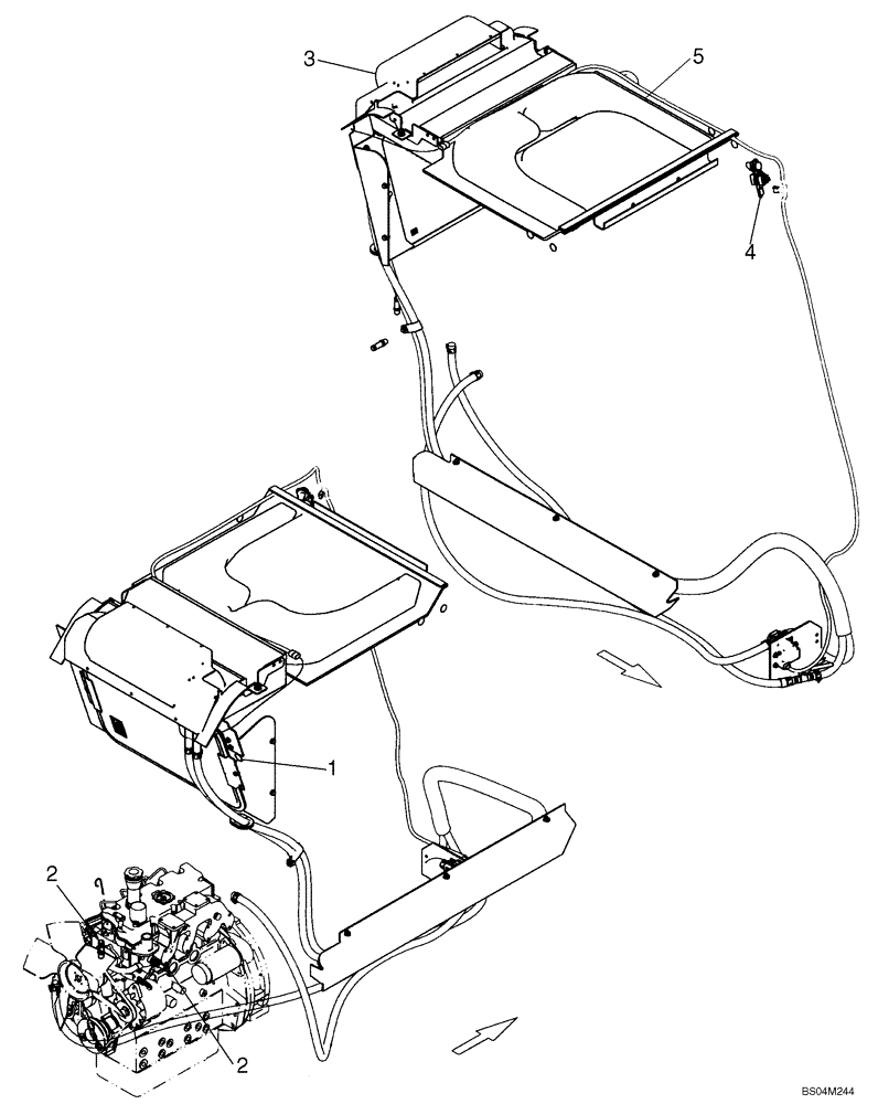 Схема запчастей Case IH 410 - (09-35) - HEATER, DELUXE (09) - CHASSIS