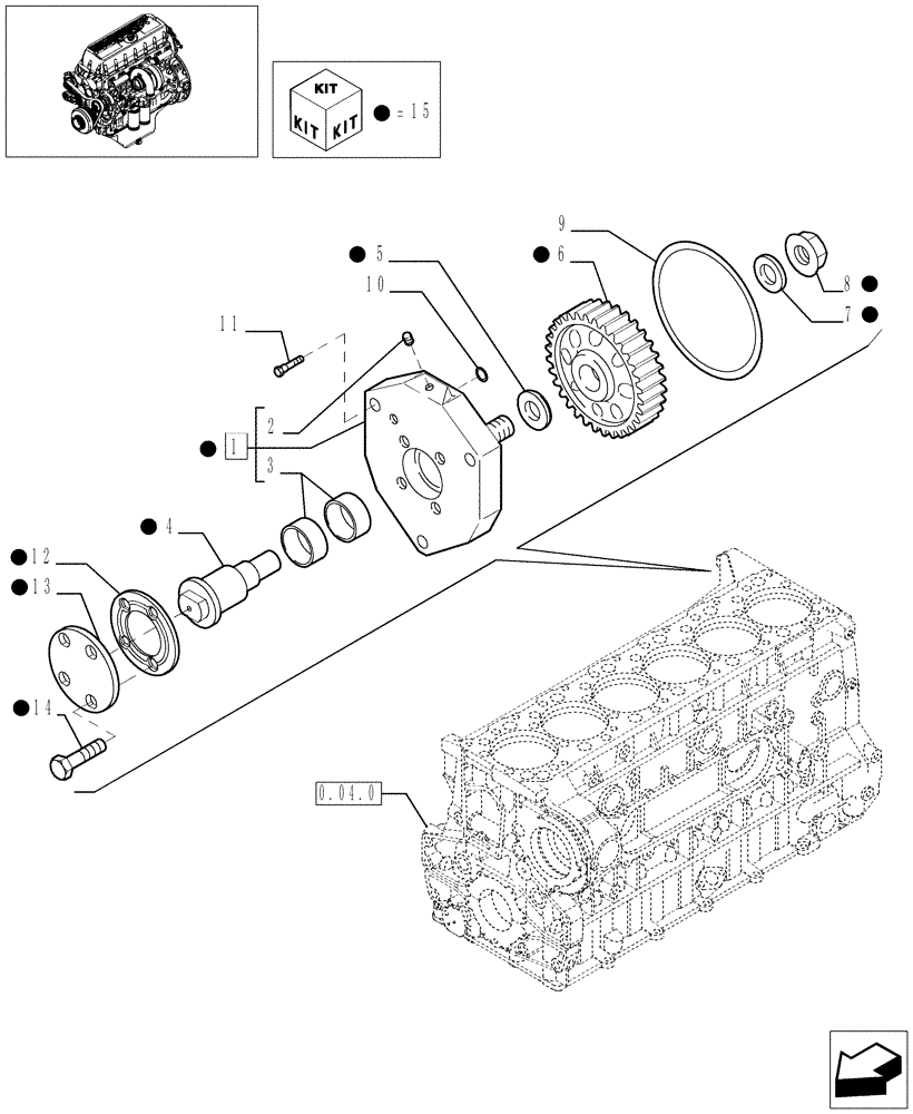 Схема запчастей Case IH F3AE0684L E906 - (0.35.0[01]) - BELT PULLEY DRIVE & COVER (500387625) 