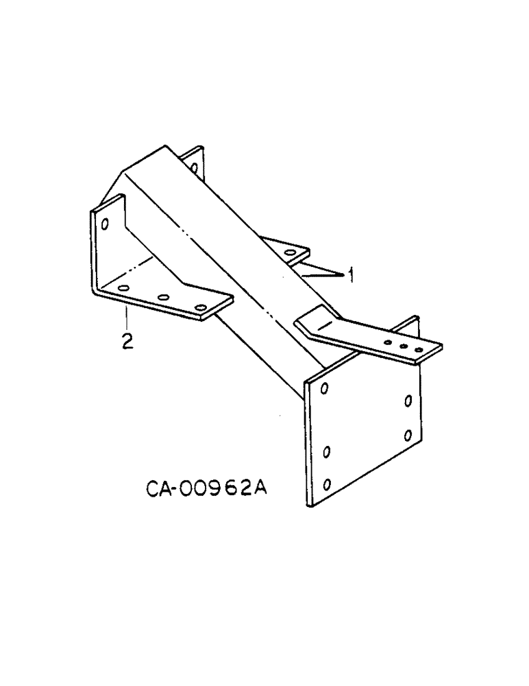 Схема запчастей Case IH 140 - (AN-05) - BEAM EXTENSIONS, FOR UNITS A, B, C AND D 3/4 FURROW PLOWS 