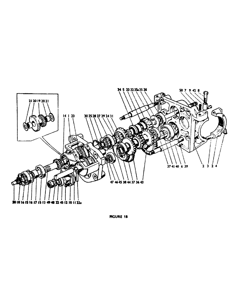 Схема запчастей Case IH 770B - (030) - GEARBOX Gearbox