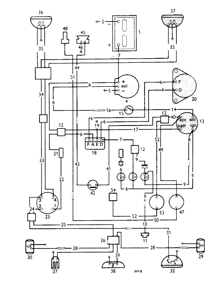 Схема запчастей Case IH 880A - (116) - ELECTRICAL EQUIPMENT, TRACTOR 530001 TO 544391 (06) - ELECTRICAL SYSTEMS