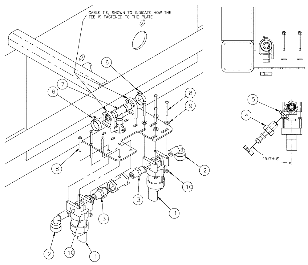 Схема запчастей Case IH SPX3320 - (11-021) - SOLENOID GROUP, CENTER SECTION Options