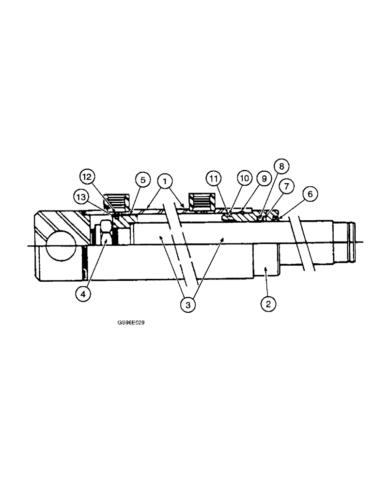 Схема запчастей Case IH INTERNATIONAL - (4-64) - HEADER LIFT MASTER CYLINDER, 2.12 X 11.7 REPHASING, CESSNA (07) - HYDRAULICS