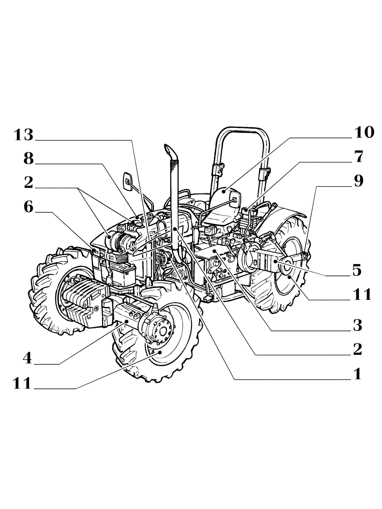 Схема запчастей Case IH JX95 - (MAIN) - MAIN SECTIONS (00) - GENERAL
