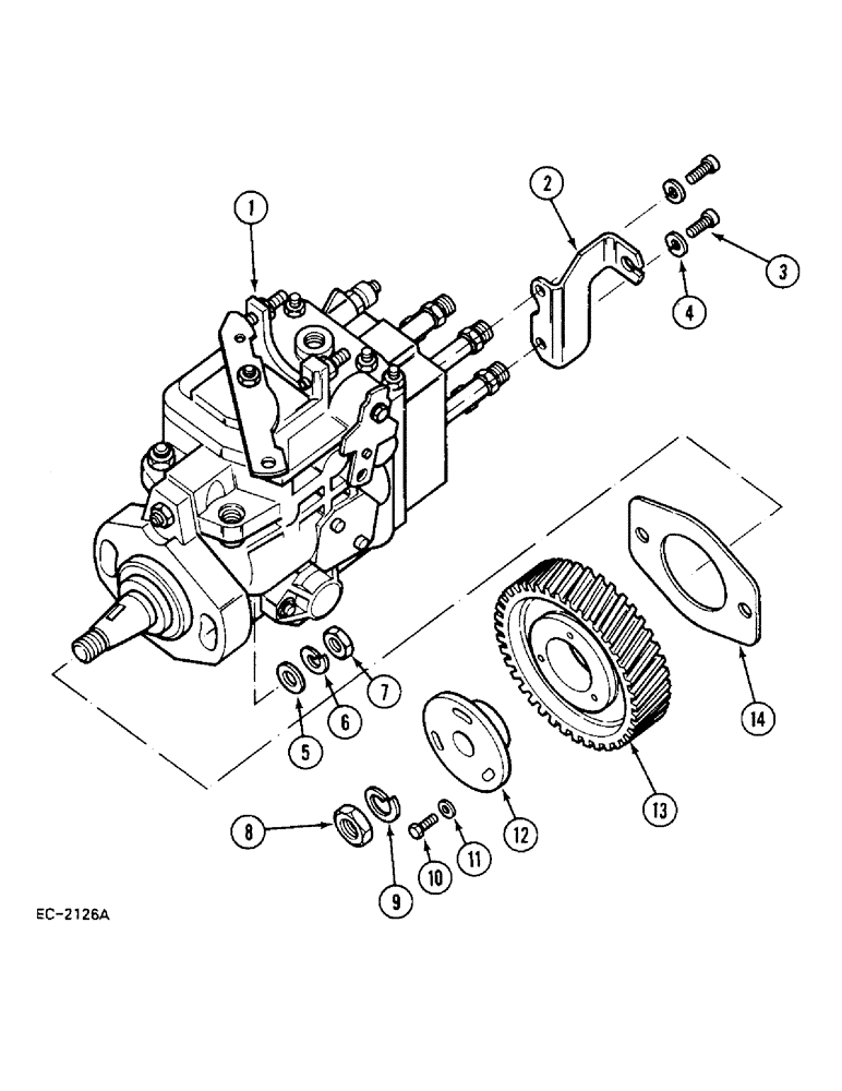 Схема запчастей Case IH 248 - (3-152) - FUEL INJECTION PUMP - VE, 248, 385, 485 (03) - FUEL SYSTEM