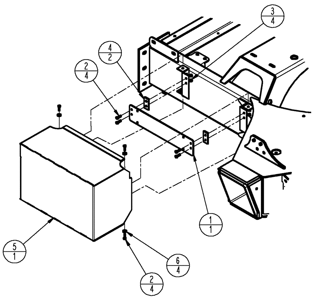 Схема запчастей Case IH 3150 - (06-017) - VALVE BANK MOUNTING GROUP SERIAL #20002 AND LATER Hydraulic Plumbing