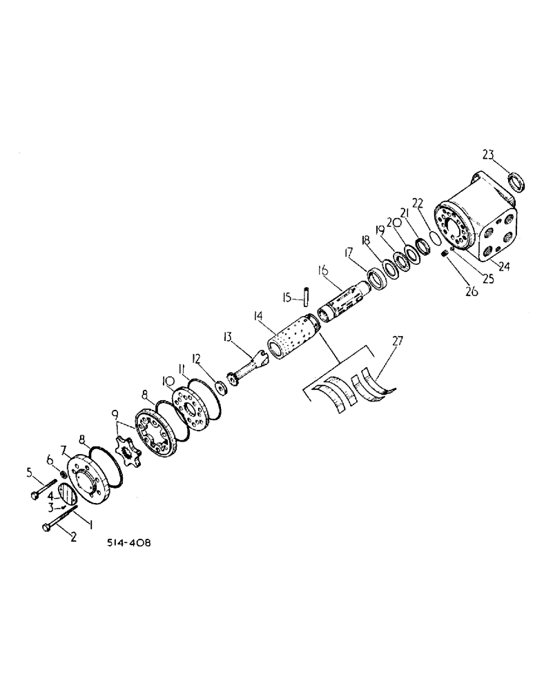 Схема запчастей Case IH 884 - (10-22) - INTEGRAL HYDROSTATIC POWER STEERING VALVE (07) - HYDRAULICS