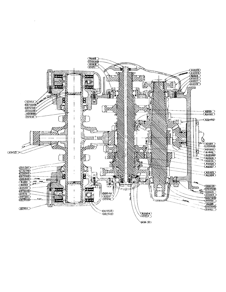 Схема запчастей Case IH 930 - (2-069) - TRANSMISSION AND FINAL DRIVE ASSEMBLY (06) - POWER TRAIN