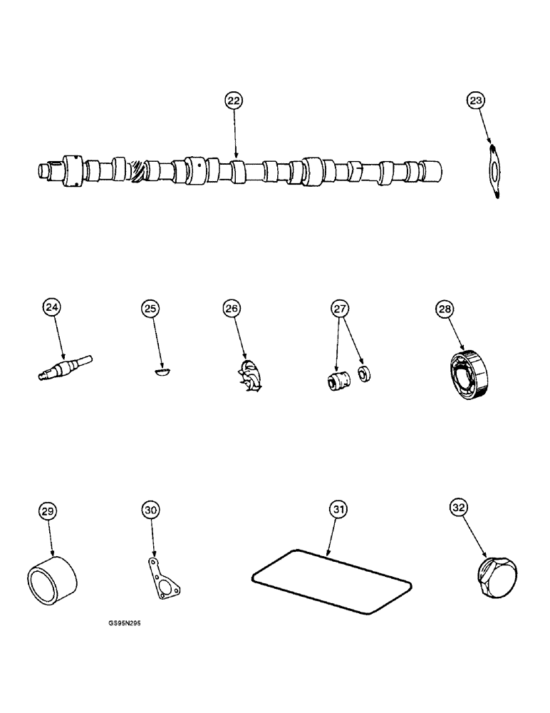 Схема запчастей Case IH D-407 - (7-22) - SERVICE KITS 