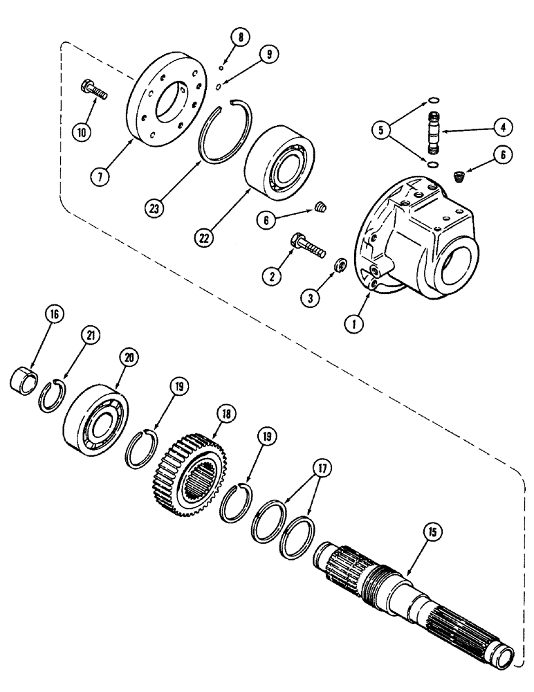 Схема запчастей Case IH 4890 - (6-184) - CLUTCH OIL DISTRIBUTOR (06) - POWER TRAIN