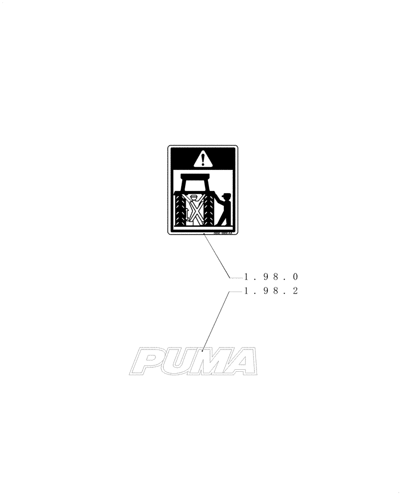 Схема запчастей Case IH PUMA 180 - (1.97.9) - SEC. 13 - DECALS (13) - DECALS