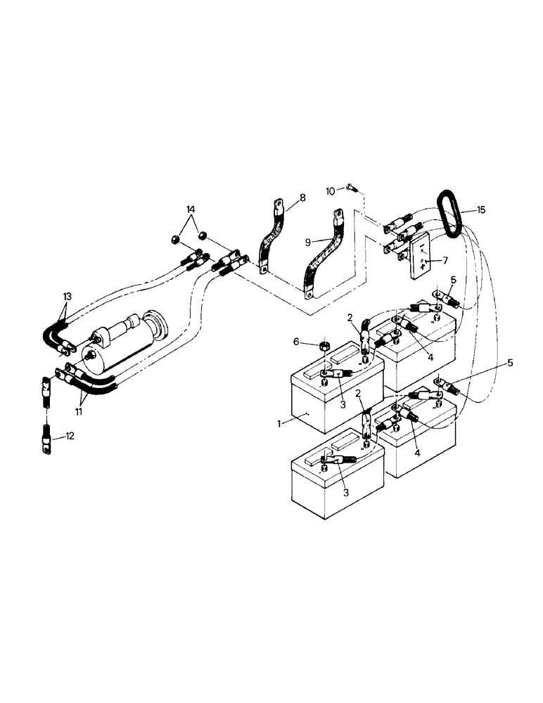 Схема запчастей Case IH STEIGER - (02-03) - STARTER & BATTERY ELECTRICAL (06) - ELECTRICAL