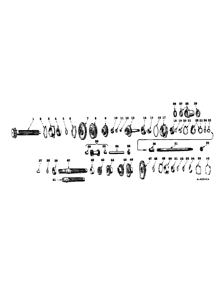 Схема запчастей Case IH 300 - (205) - CHASSIS, TRANSMISSION (12) - CHASSIS