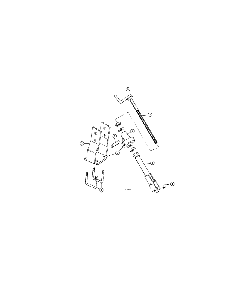 Схема запчастей Case IH FC-SERIES - (64) - GAUGE WHEEL BRACKET 