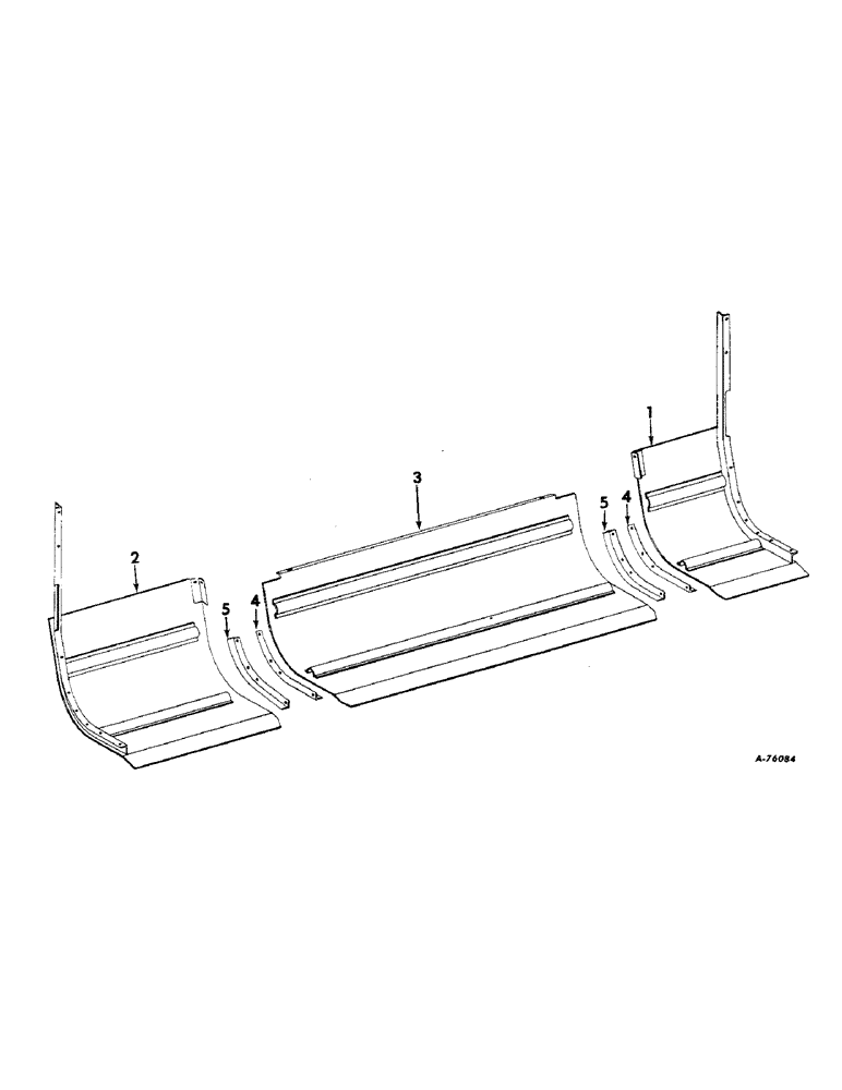 Схема запчастей Case IH 82 - (19) - PLATFORM BOTTOM SHIELDS ATTACHMENT (58) - ATTACHMENTS/HEADERS