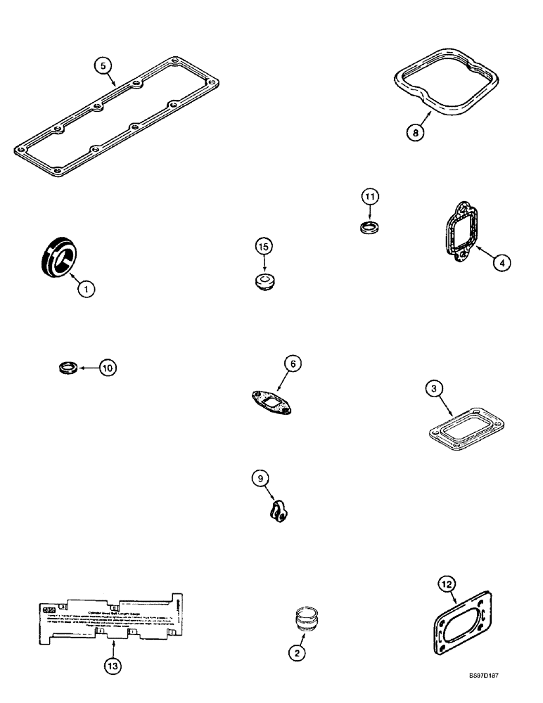 Схема запчастей Case IH 4391T - (2-76) - GASKET KIT, VALVE GRIND, 4T-390 AND 4TA-390 EMISSIONS CERTIFIED ENGINE (02) - ENGINE