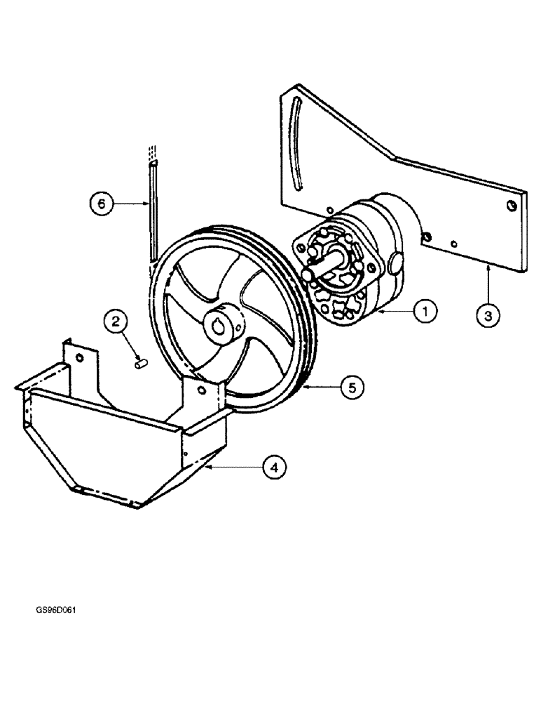 Схема запчастей Case IH 1400 - (8-18) - HYDRAULIC PUMP AND MOUNTING (07) - HYDRAULICS