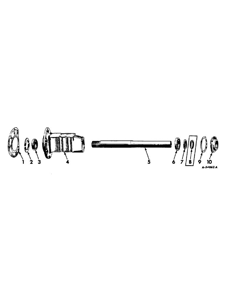 Схема запчастей Case IH 460 - (137) - REAR AXLE, REAR AXLE, FARMALL 460 SERIES EXCEPT HI-CLEAR; INTERNATIONAL 460 SERIES HI-UTILITY (05) - REAR AXLE