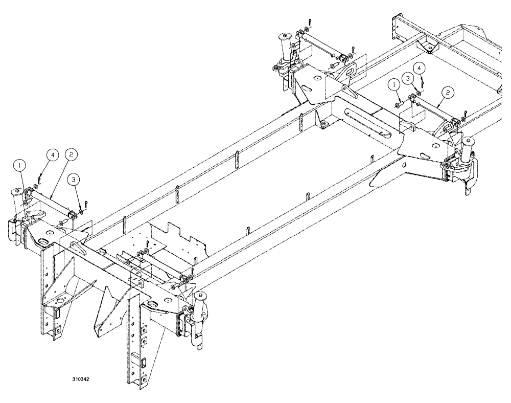 Схема запчастей Case IH SPX3200B - (067) - AXLE CYLINDER GROUP (35) - HYDRAULIC SYSTEMS