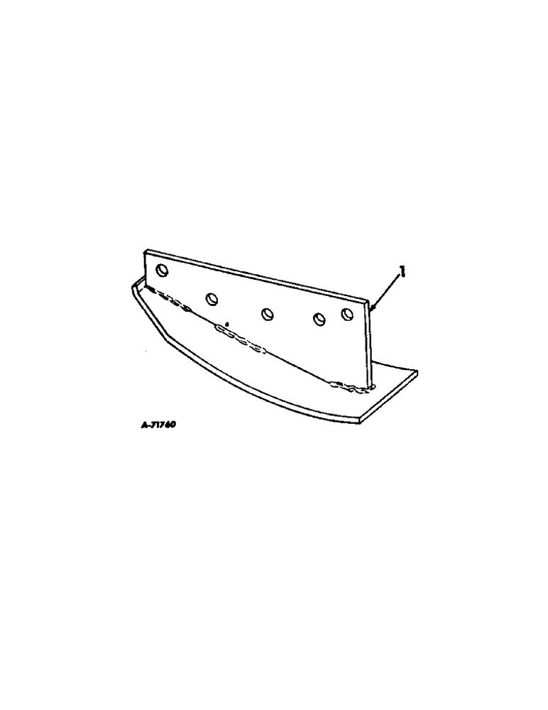 Схема запчастей Case IH 650 - (E-070[A]) - PICKUP UNIT - GAUGE SHOE ATTACHMENT (58) - ATTACHMENTS/HEADERS