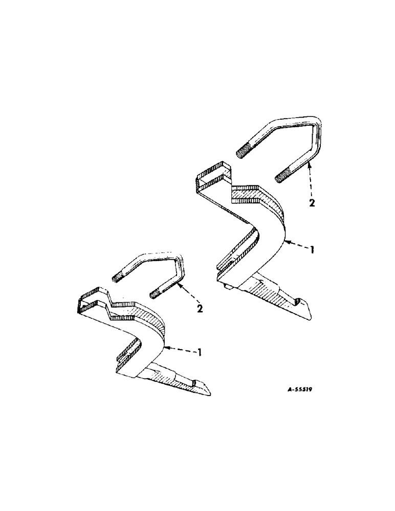 Схема запчастей Case IH 863 - (AJ-06[A]) - COUPLING BEAMS 