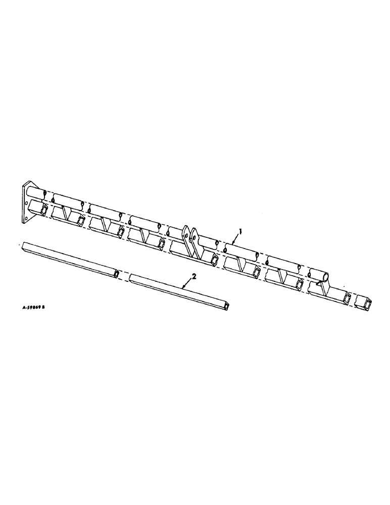 Схема запчастей Case IH 63-SERIES - (G-03) - MAIN FRAME, 4 AND 6 ROW 