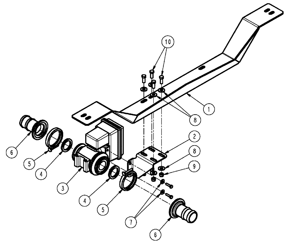 Схема запчастей Case IH SPX4410 - (09-068) - SPARGE VALVE GROUP Liquid Plumbing