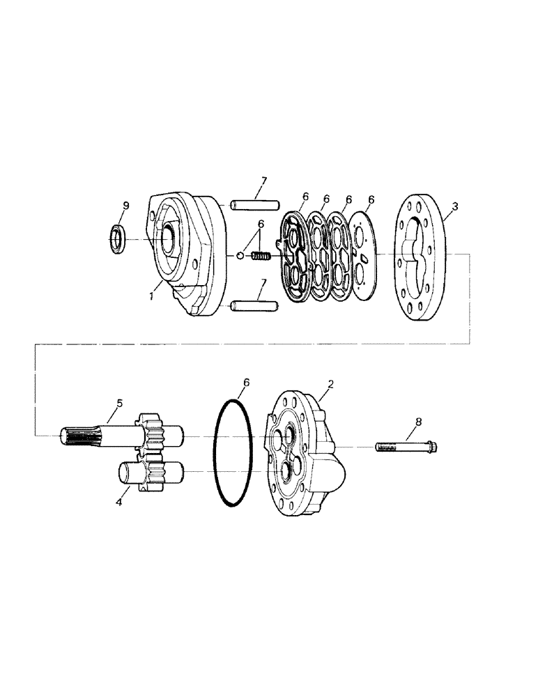 Схема запчастей Case IH STEIGER - (04-25) - LUBE PUMP, CUMMINS 855 ENGINE (04) - Drive Train