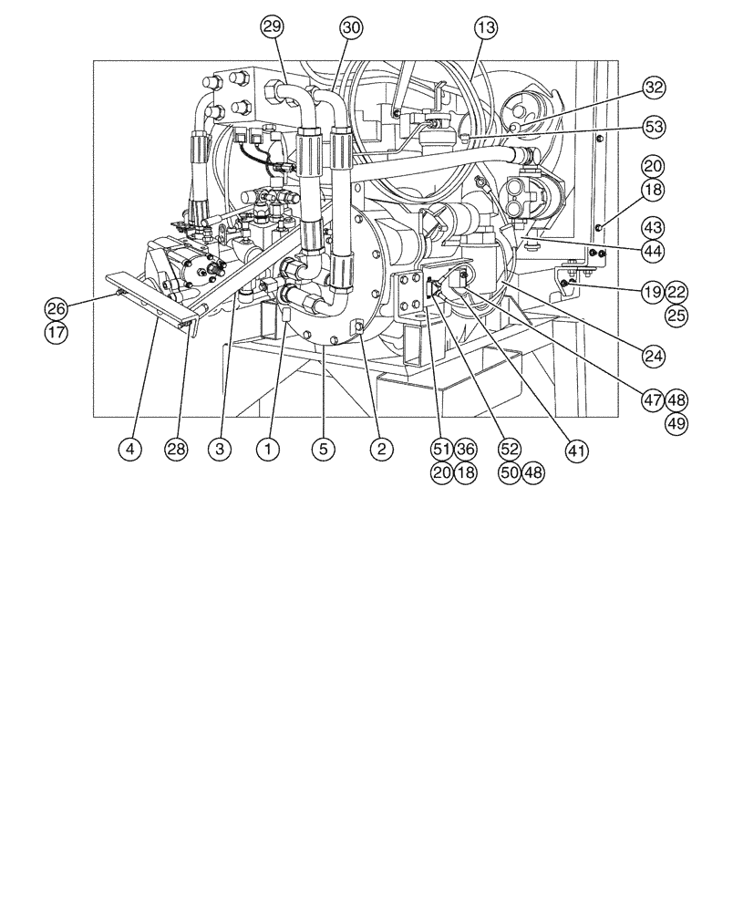 Схема запчастей Case IH PATRIOT XL - (03-001[01]) - ENGINE ASSEMBLY (01) - ENGINE