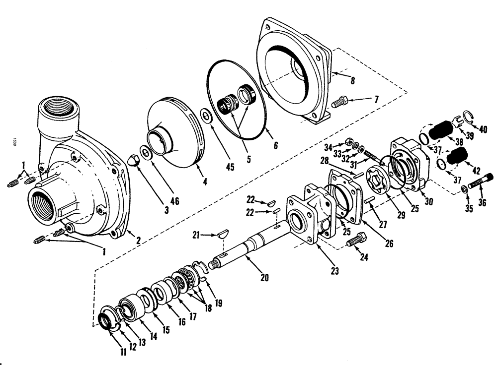 Схема запчастей Case IH SPX3310 - (09-047) - PRODUCT PUMP Liquid Plumbing