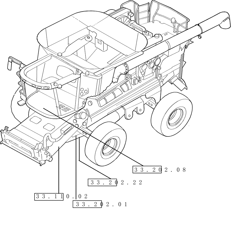 Схема запчастей Case IH 2577 - (33.000.00) - SECTION INDEX - BRAKES & CONTROLS (33) - BRAKES & CONTROLS