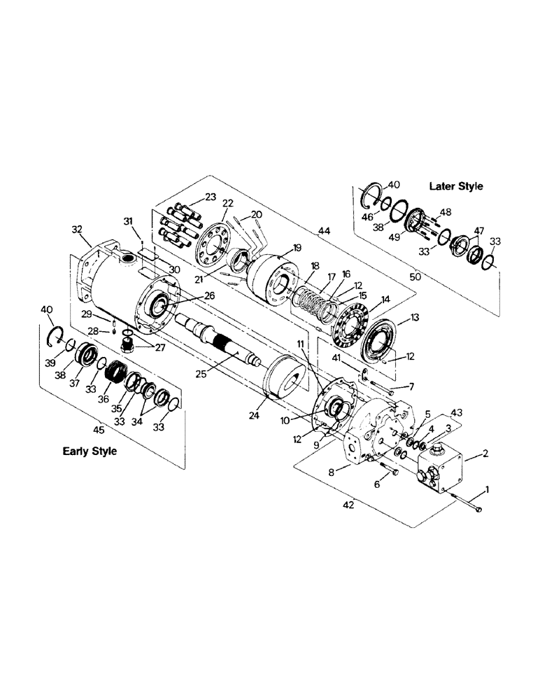 Схема запчастей Case IH PTA280 - (10-23) - FIXED DISPLACEMENT MOTOR Options & Miscellaneous