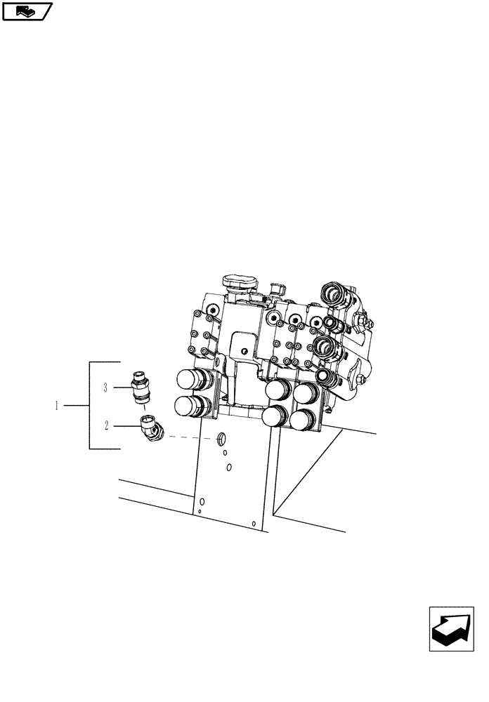 Схема запчастей Case IH MAGNUM 225 - (35.204.24[02]) - CASE DRAIN, REMOTES, DIA KIT (35) - HYDRAULIC SYSTEMS