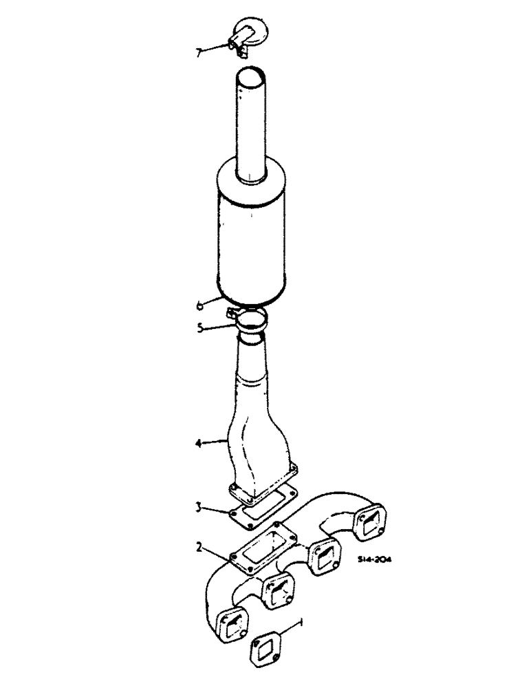 Схема запчастей Case IH 474 - (12-05) - VERTICAL EXHAUST Power