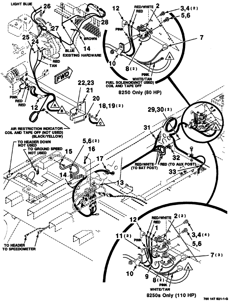 Схема запчастей Case IH 8860 - (04-28) - ENGINE WIRING ASSEMBLY (55) - ELECTRICAL SYSTEMS