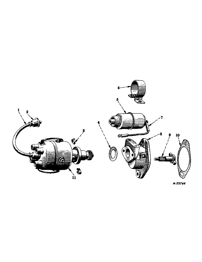 Схема запчастей Case IH SUPER M - (097) - ELECTRICAL SYSTEM, CARBURETED ENGINE, BATTERY IGNITION UNIT (06) - ELECTRICAL SYSTEMS