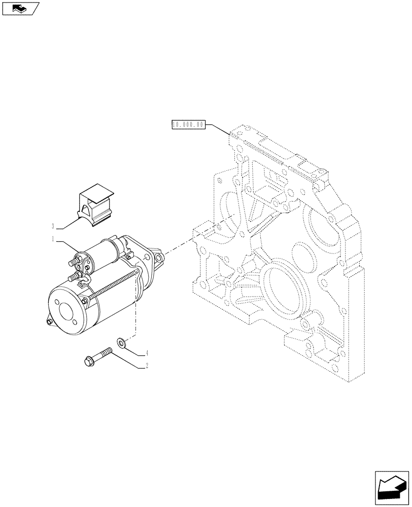 Схема запчастей Case IH PUMA 170 - (55.201.01) - STARTER MOTOR (VAR.743051-743147 / 743626; VAR.729385-743170 / 743623; VAR.743171-728385 / 743624; VAR.743170 / 743623; VAR.743169-720178 / 743625) (55) - ELECTRICAL SYSTEMS