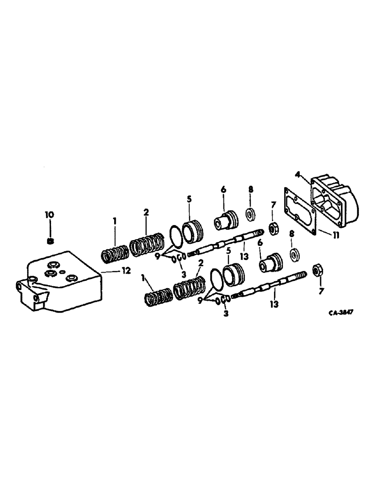 Схема запчастей Case IH 1568 - (04-04) - BRAKES, POWER BRAKE VALVE (5.1) - BRAKES