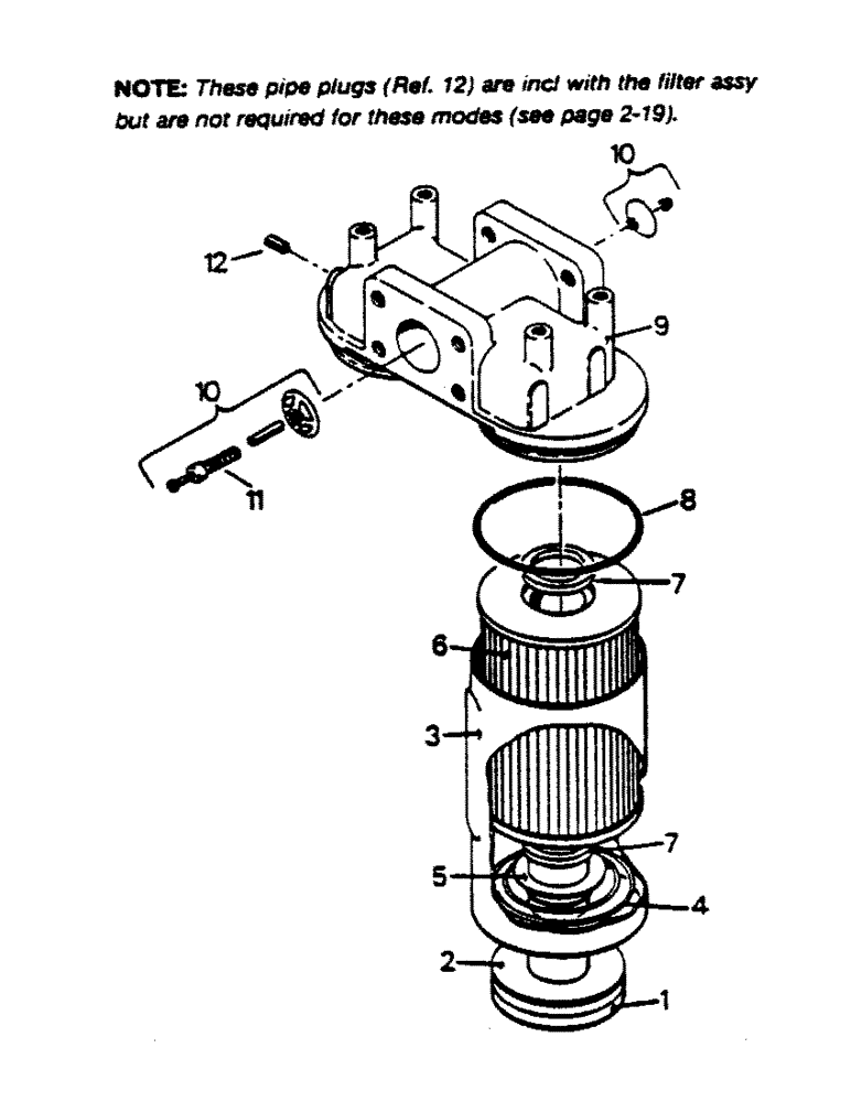 Схема запчастей Case IH 9170 - (08-14) - OIL FILTER ASSEMBLY (07) - HYDRAULICS