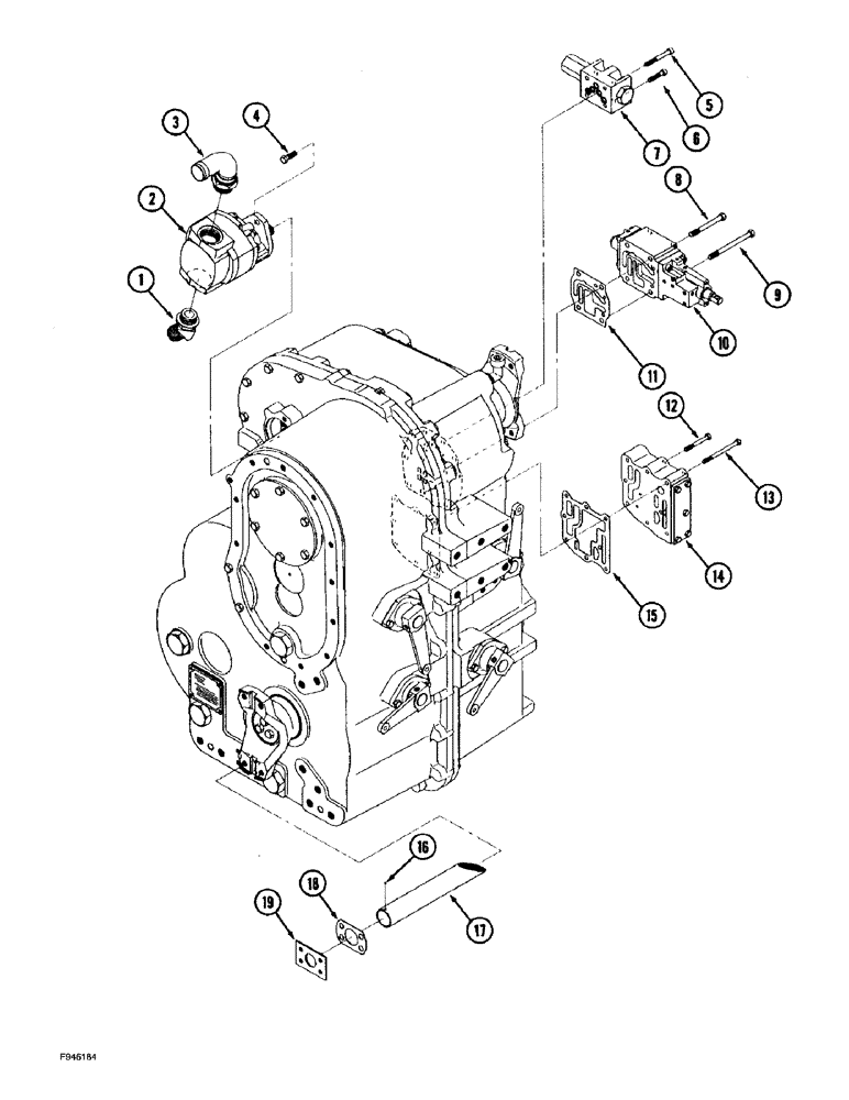 Схема запчастей Case IH 9270 - (6-059G) - SYNCHROSHIFT TRANSMISSION ASSEMBLY VALVE & LUBE MOUNTING (06) - POWER TRAIN