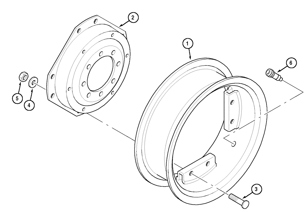 Схема запчастей Case IH MX100C - (05-24) - FRONT WHEELS (05) - STEERING