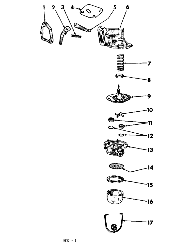 Схема запчастей Case IH 225 - (E-4) - FUEL SYSTEM, MECHANICAL FUEL PUMP, GAS (02) - FUEL SYSTEM