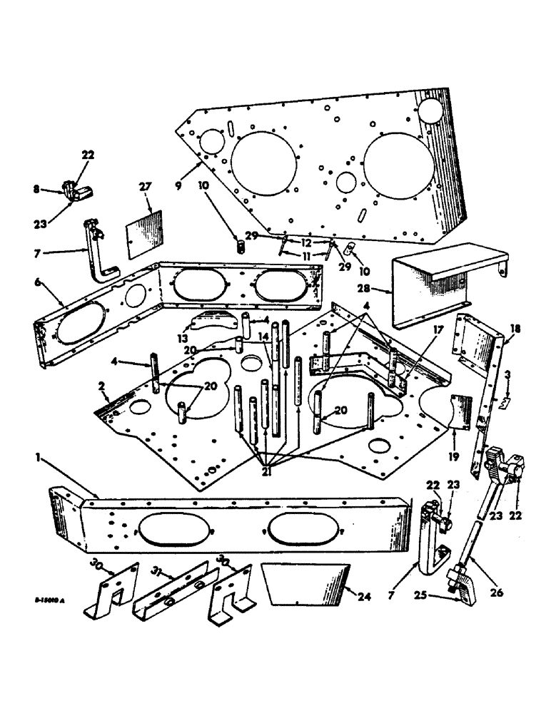 Схема запчастей Case IH 414 - (108) - PICKER DRUM TOP PLATE AND HOUSING (58) - ATTACHMENTS/HEADERS