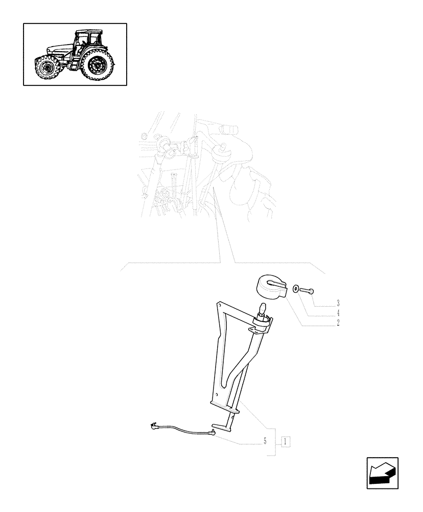 Схема запчастей Case IH JX85 - (1.82.5/01) - (VAR.834) LIFTER OUTER CONTROLS - LEVER AND RELATIVE PARTS (07) - HYDRAULIC SYSTEM