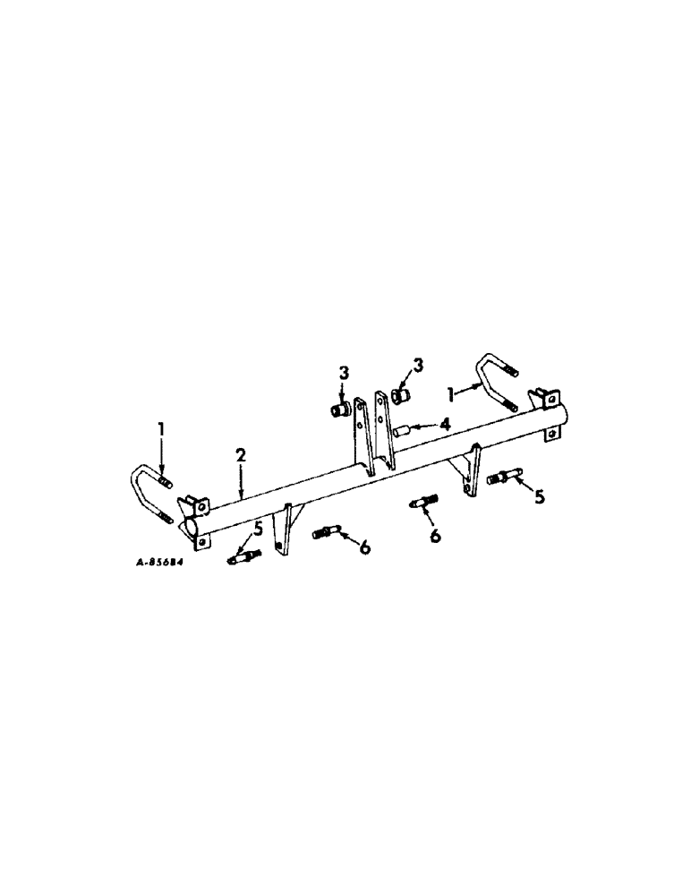 Схема запчастей Case IH 53 - (F-06) - THREE-POINT HITCH CATEGORY I AND II 