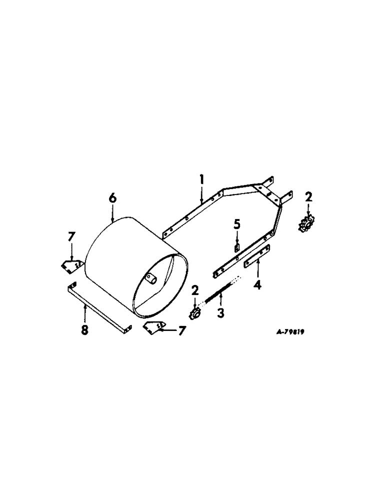 Схема запчастей Case IH 188 - (C-21) - FLAT STEEL PRESS WHEEL AND SCRAPER, FOR 186 PLANTER 